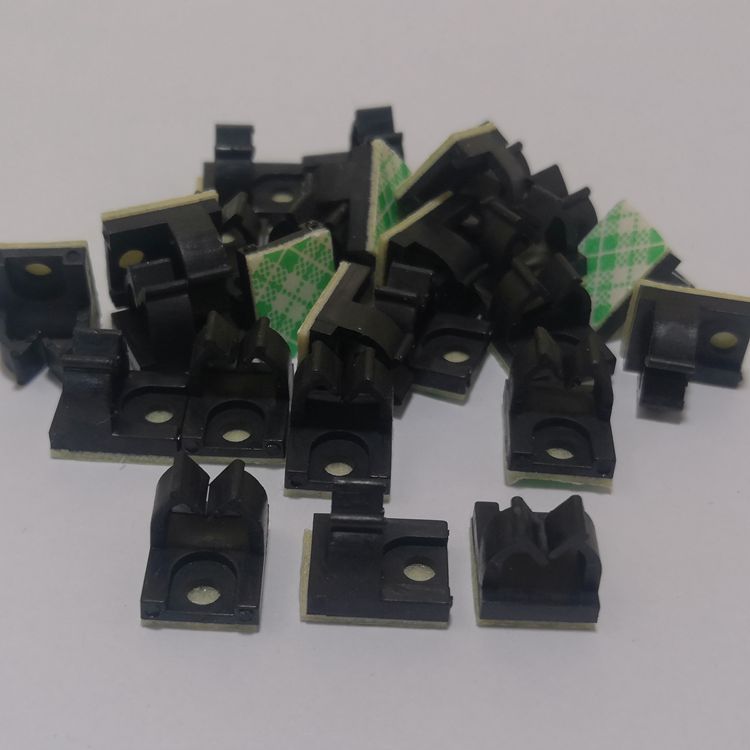 NC911电线固定座 粘式理线夹 配线卡扣 排线束线器  可提供小包装