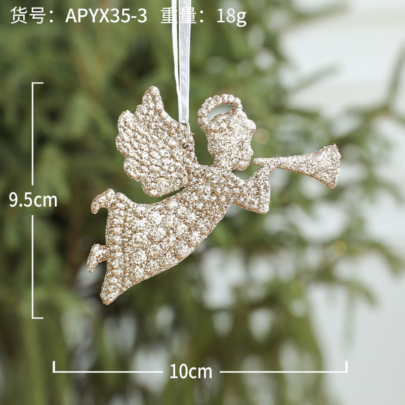 Colgante de Ángel de cuerno de champán/pieza/18g