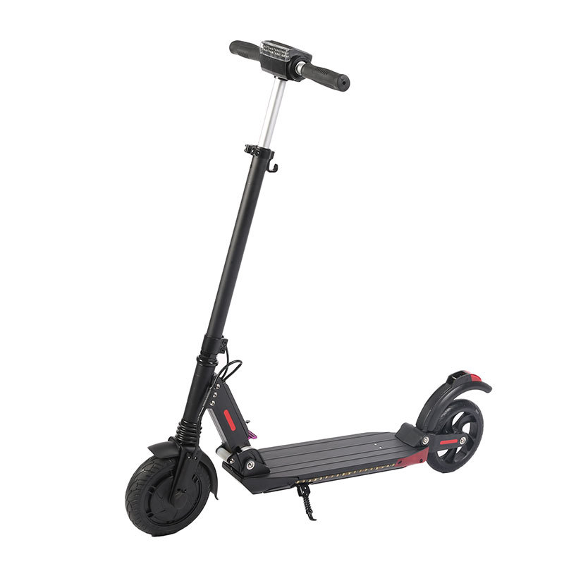 Scooter eléctrico plegable de dos ruedas para mujeres adultos 8 pulgadas portátil plegable batería de litio ligera scooter al por mayor