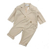 Spring children's classic suit jacket for boys, dress, set, trend of season, wholesale