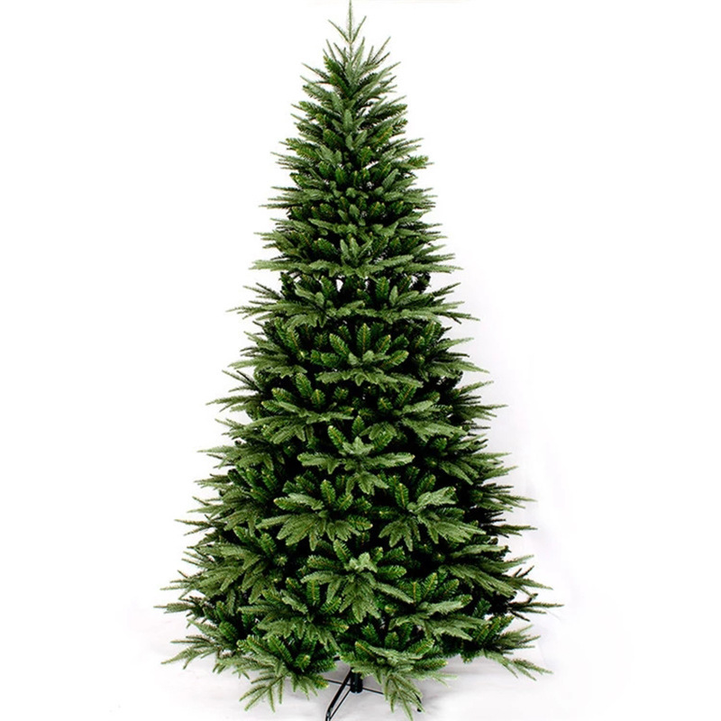 Árbol de Navidad 1,5 m 1,8 m cifrado de lujo PE + PVC árbol de Navidad material ignífugo Árbol de Navidad decoración de Navidad árbol de pino verde