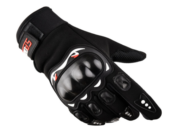 Guantes de articulación protectora de cáscara dura motocicleta deportes al aire libre montar transpirable antideslizante dedo largo dedo completo guantes de motocicleta