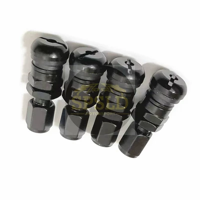 valve tire aluminum alloy valve - black