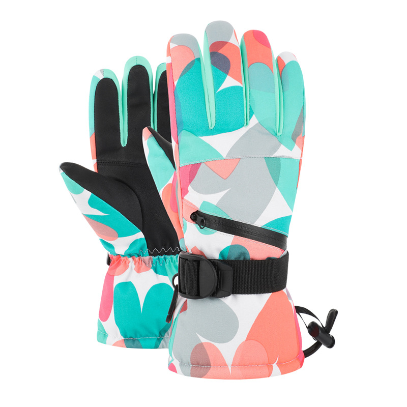 Guantes de esquí para hombres y mujeres invierno cálido adulto al aire libre montañismo equitación transfronteriza pantalla táctil Amazon motocicleta en stock