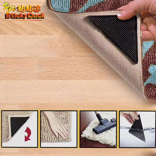 Factory direct sales carpet anti-slip fixed patch triangular patch household environmentally friendly floor mat carpet pu nano anti-slip patch