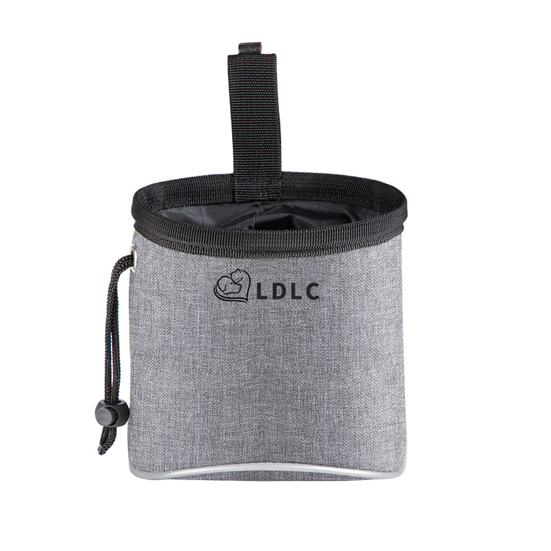 Amazon nuevo al aire libre para mascotas bolsa de merienda reflexivo perro caminando bolsa de merienda Oxford tela de entrenamiento profesional para mascotas bolsa de comida para perros