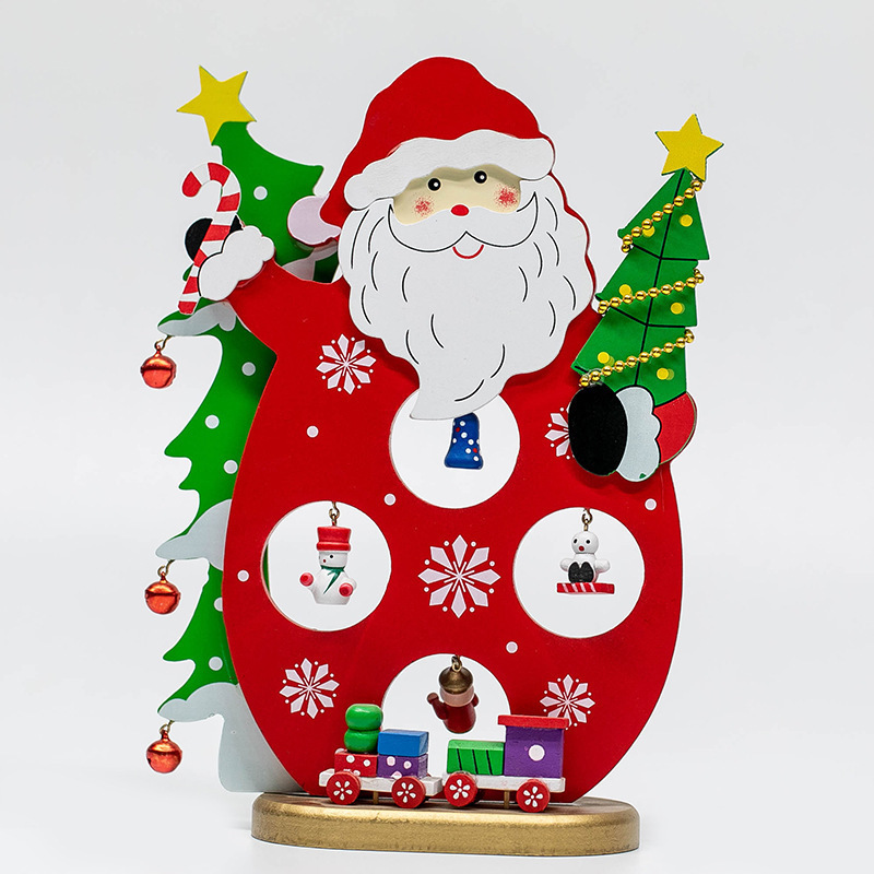 Cross-border Christmas wooden decorations Christmas tree elderly decoration creative desktop decoration Crafts gift Cross-border Christmas wooden decorations Christmas tree elderly decoration creative desktop decoration Crafts gift