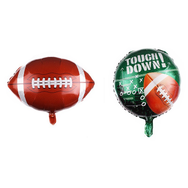 18 inch round football aluminum film balloon cartoon shape balloon birthday party decoration balloon toy balloon
