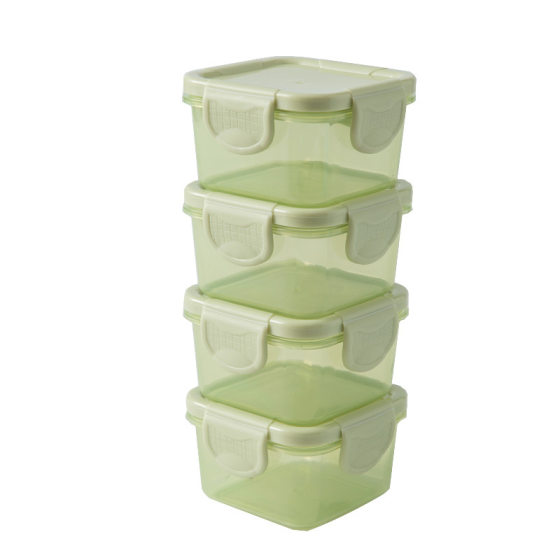 Candy Color Mini Food Grade small size Sealed Fresh-keeping Box for Hamster Snacks Storage Supplementary Food Sauce Pacing Box Portable