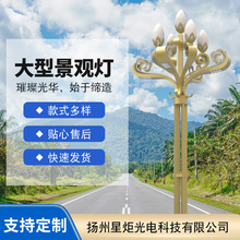 厂家供应大型景观灯市政道路广场景区祥云系列中华灯led灯定 制