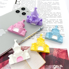 【熙朵工廠】復古城堡手工diy奶油膠手機殼 頭飾樹脂配件現款城堡