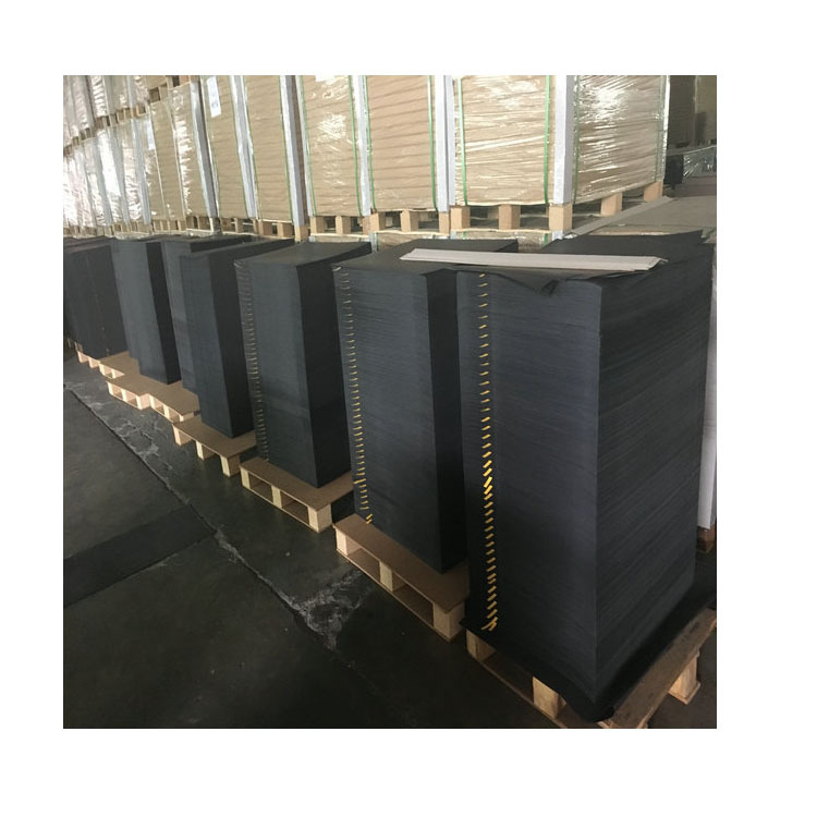 200克黑色纸 透心黑卡纸 全木桨黑卡 180克电声黑卡纸