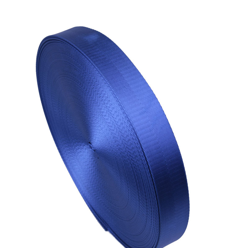 现货 蓝色 单人字仿尼龙织带 3.8cm 3.2cm 广东厂家直销