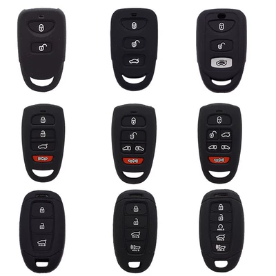 Suitable for modern old Elantra Santa Fe Shengda Sonata Tucson Yuedong remote control silicone key case (Static Rod/Key Bag)