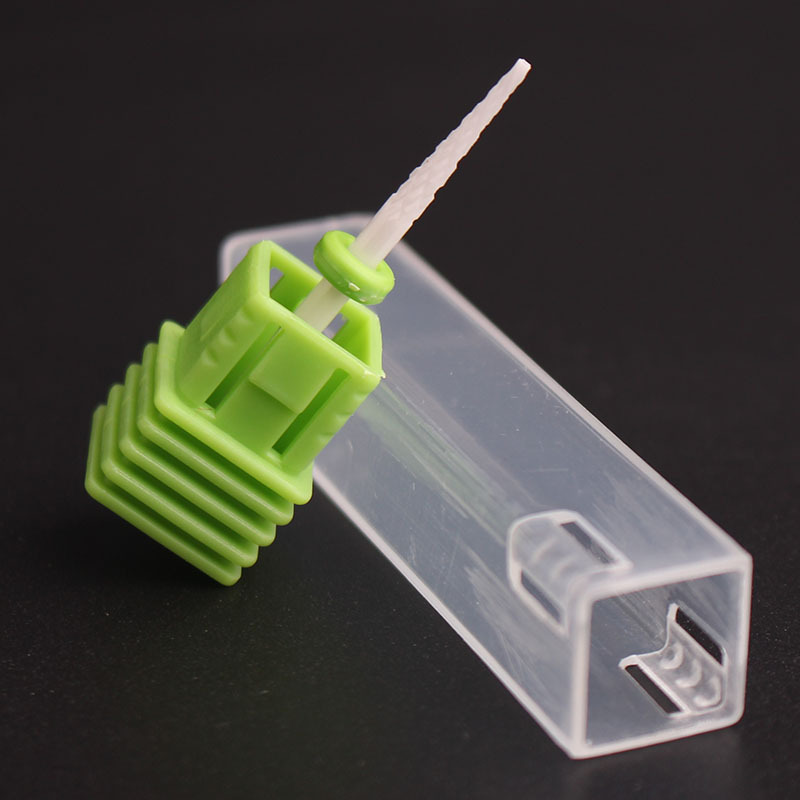 Cerámica de manicura pequeña cabeza afilada cerámica afilada eléctrica accesorios de molienda de eliminación de la piel muerta en stock