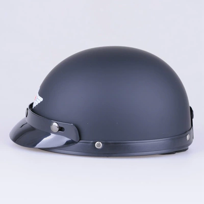 Lightweight with Neck Warmer, Safety — Motosiklet kaskı (dəbilqə) - matte-black-brim