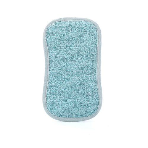 Kitchen cleaning double-sided dishcloth thickened dishwashing sponge scouring pad decontamination dishcloth cleaning cloth dishcloth