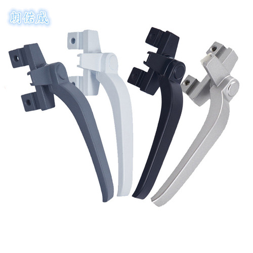 Type 50 aluminum alloy sliding window handle flat opening handle broken bridge furniture hardware accessories handle manufacturer direct sales wholesale