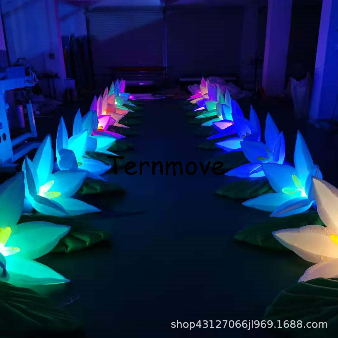 玫瑰花造型花串充气玫瑰花路引婚礼新郎新娘出场气模婚庆开花道具