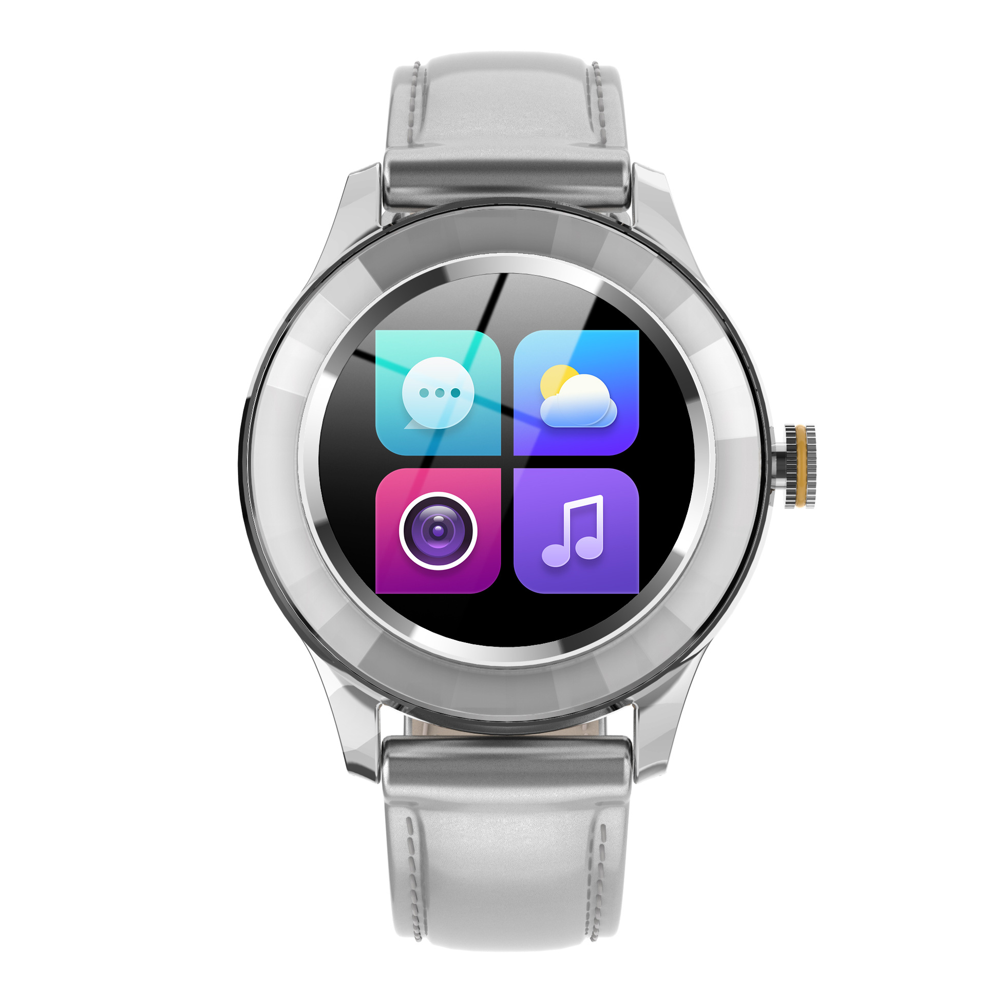 New S09 smart watch women's round touch screen IP67 waterproof call reminder smart multiple sports modes