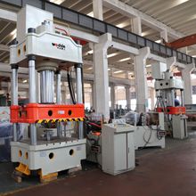 沃达400吨500吨玻璃钢U型排水沟成型液压机630吨复合水渠热压力机