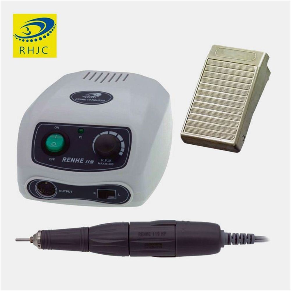 微型高速多用电动打磨机技工模具文玩雕刻DIY抛光笔套装Renhe 119