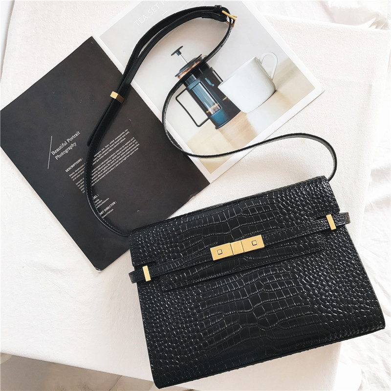 Yang Shulin Manhattan Kelly bolso de cuero 2025 nuevo bolso de mensajero portátil de cuero de alta gama de gran marca