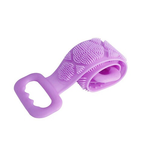 Silicone bath towel, a powerful back rub for men and women, a long strip of back rub to remove dead skin, a shower brush