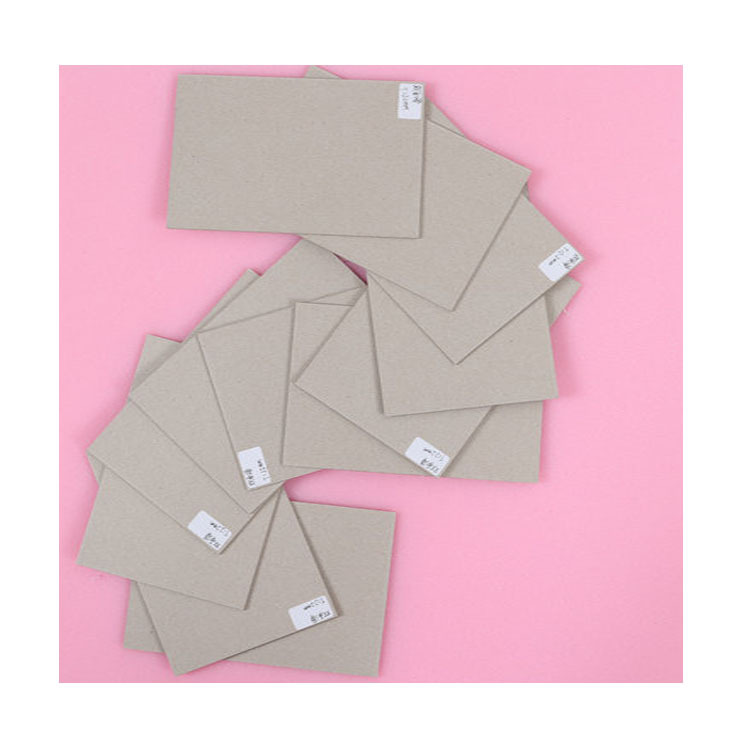 3MM复合双面滑双灰纸板 高密度纸板 2MM硬度好高光滑面灰板纸