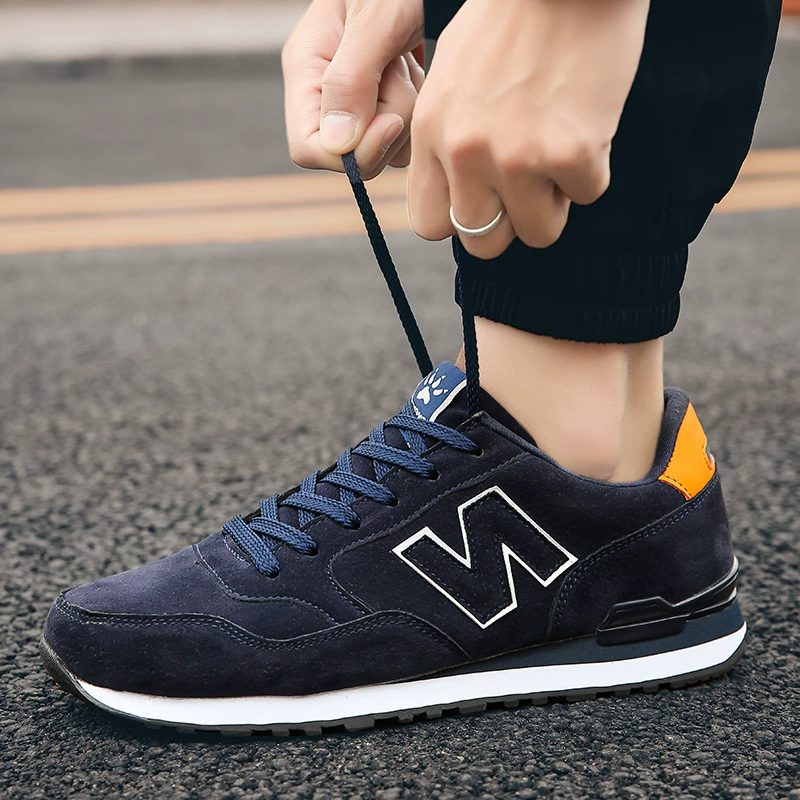 2025 новая весенне-летняя мужская обувь в корейском стиле, модная нескользящая обувь для спорта и отдыха для бега, универсальная водонепроницаемая модная обувь