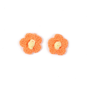 Factory direct supply 1.8cm small thread flower jewelry clothing Joker fashion Korean cotton thread flower