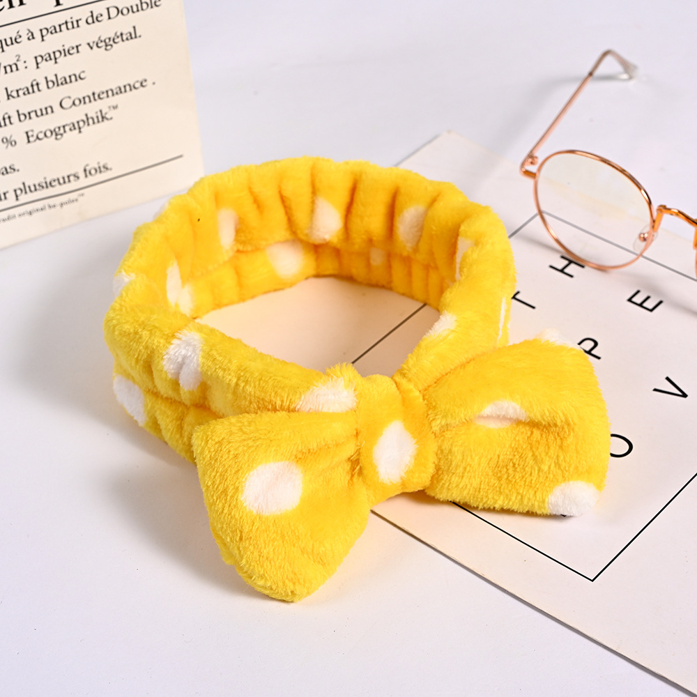 Transfronterizo lindo arco grande cinturón de pelo femenino versión coreana de lavado banda de pelo toallitas con diadema de Corea del Sur