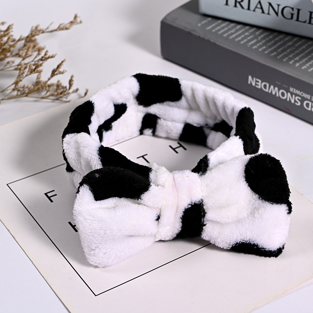 Transfronterizo lindo arco grande cinturón de pelo femenino versión coreana de lavado banda de pelo toallitas con diadema de Corea del Sur