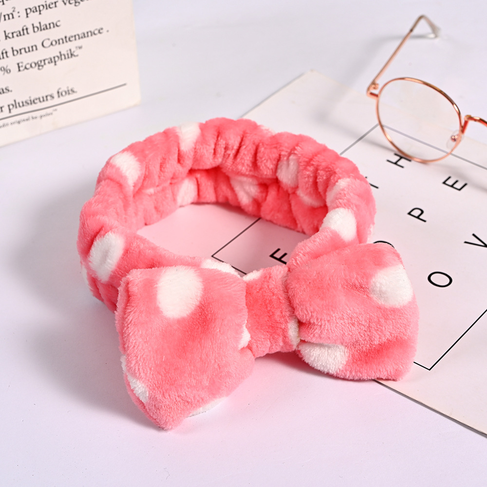 Transfronterizo lindo arco grande cinturón de pelo femenino versión coreana de lavado banda de pelo toallitas con diadema de Corea del Sur