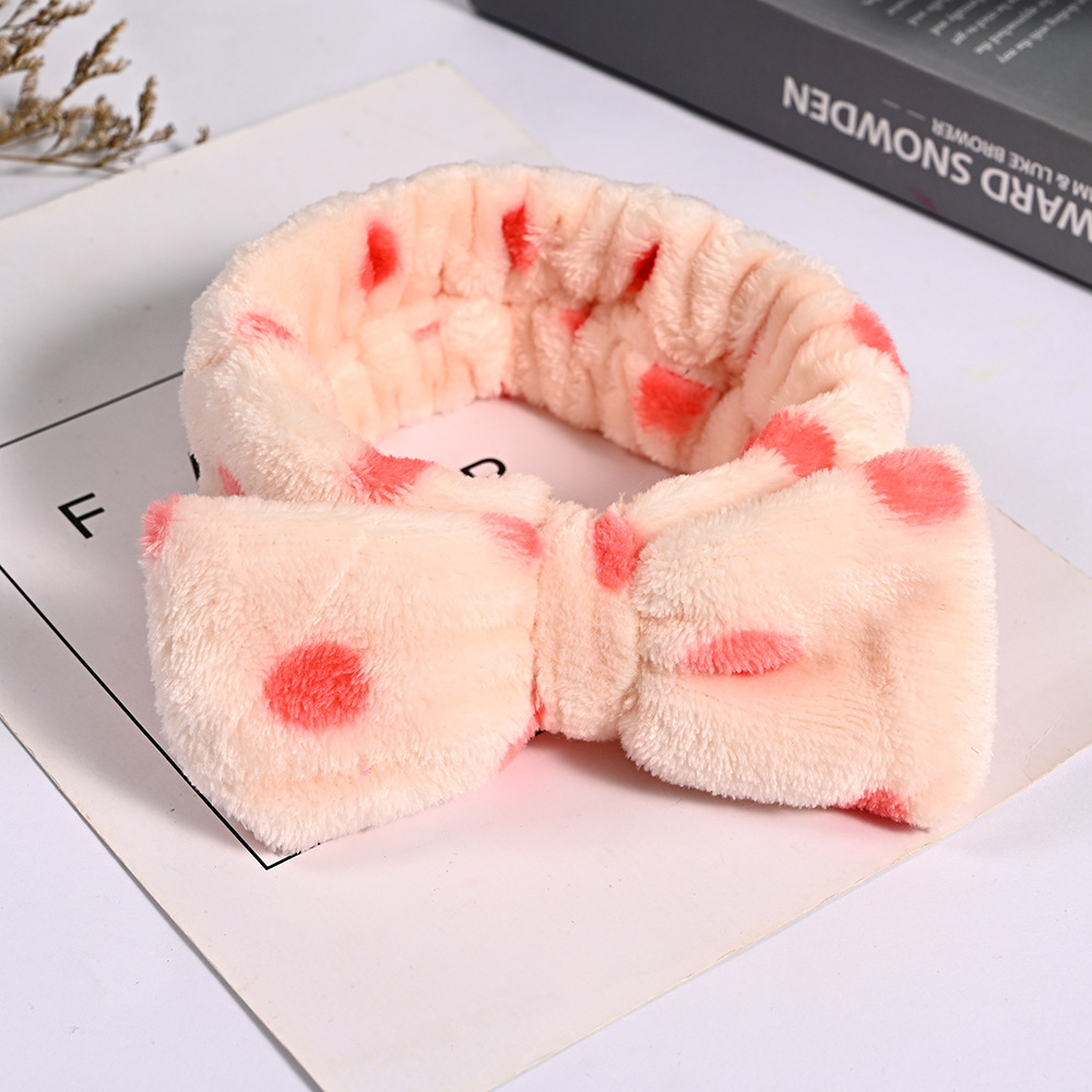 Transfronterizo lindo arco grande cinturón de pelo femenino versión coreana de lavado banda de pelo toallitas con diadema de Corea del Sur