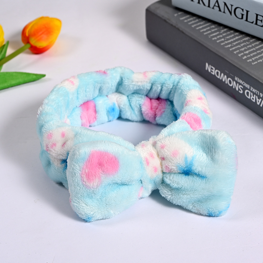Transfronterizo lindo arco grande cinturón de pelo femenino versión coreana de lavado banda de pelo toallitas con diadema de Corea del Sur