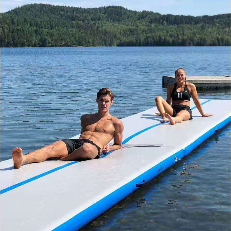 Factory thickened inflatable taekwondo drawing mat martial arts judo training protective mat inflatable gymnastics mat dance mat