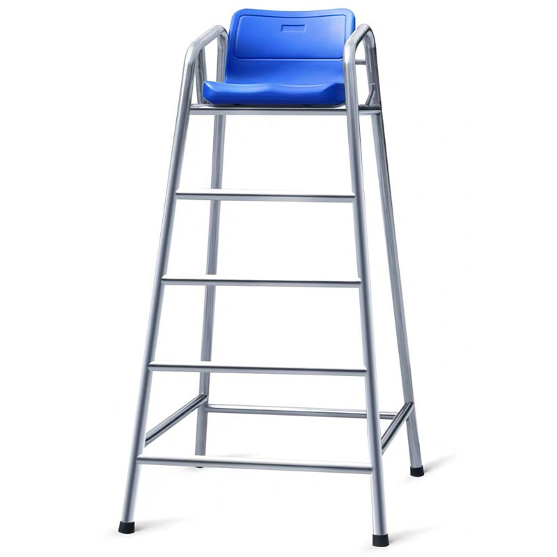 Piscina 304 engrosada de acero inoxidable silla salvavidas equipo mesa de observación árbitro silla alta reposapiés taburete fabricante