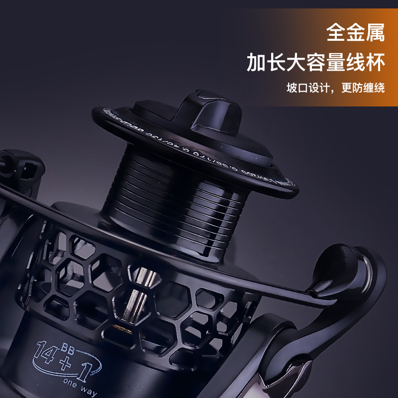 Rueda de rotación de todo metal especial rueda de pesca rueda de pesca rueda de pesca rueda de caña de mar rueda de rotación rueda de rotación de todo metal rueda de rotación