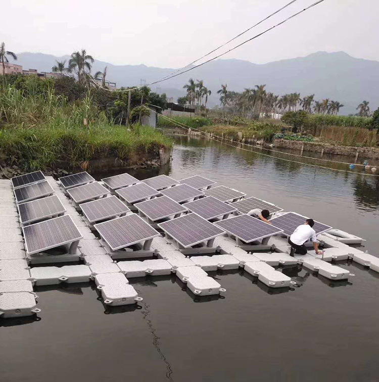 广东晶天太阳能板250W渔光互补光伏发电项目电站系统太阳能电池板