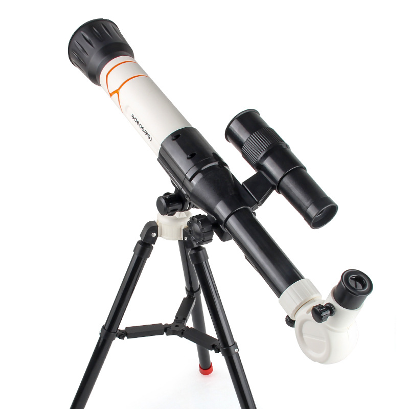 Experimento de ciencia para niños telescopio astronómico de nivel de entrada HD telescopio de visualización de estrellas juguetes interiores y exteriores exportación