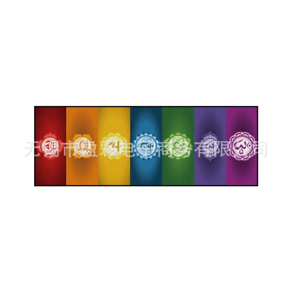 Colorful Yoga Printing Non-slip Yoga Pavement Towel Yoga Blanket Yoga Towel Dance Fitness Mat Yoga Mat Wholesale
