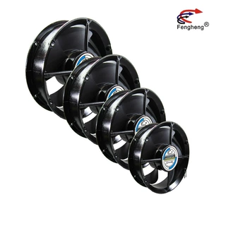 EC交直流 12v 24v 高转速 配变频器机柜散热风扇 22060 22cm厘米