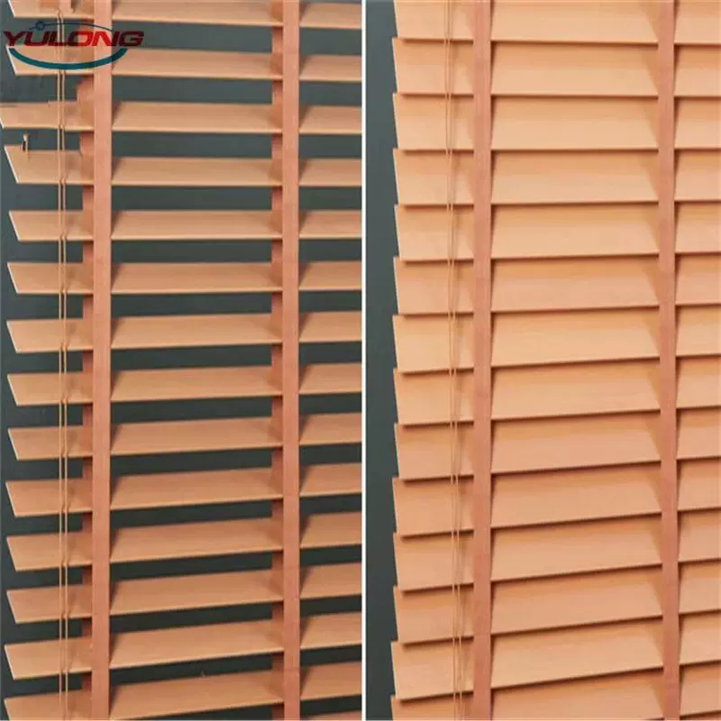 木百叶窗帘卷帘卫生间 书房办公室遮光防水木质竹帘 酒店民宿百叶