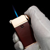 ZB939-1 Creative inflatable windproof lighter straight flame outdoor portable metal lighter smoke wholesale