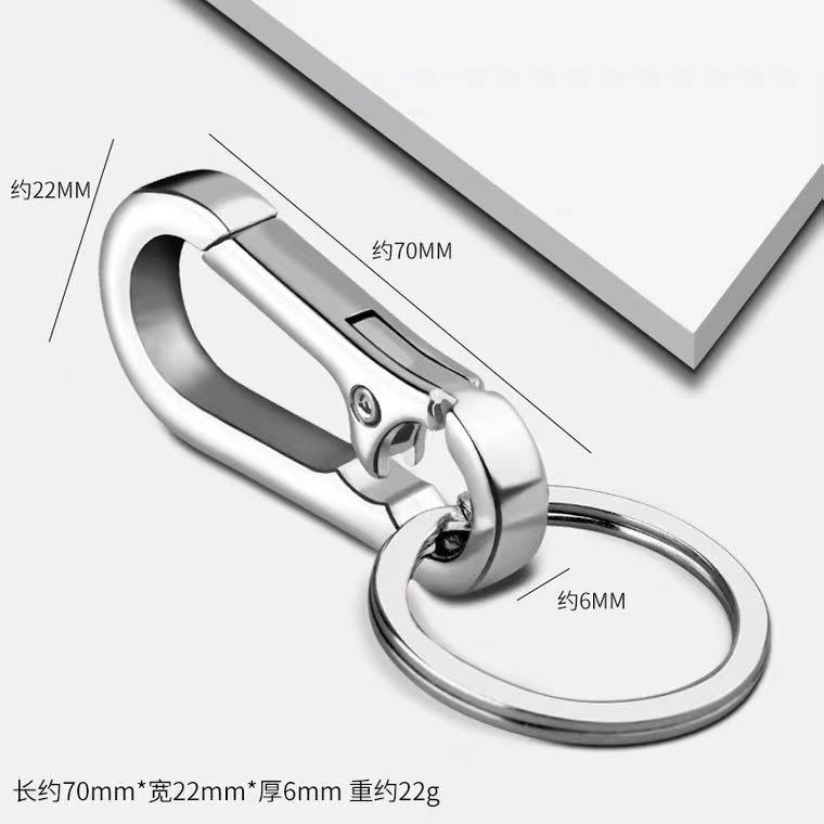 Llavero de la cintura de los hombres colgando llavero creativo simple coche llavero pareja metal colgante Llavero casa