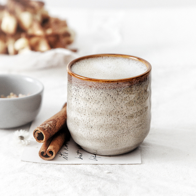 Transfronteriza Japonés taza de té taza de agua de cerámica horno de Kung Fu Taza de Té de cocina Japonesa retro vajilla Taza restaurante sola Taza