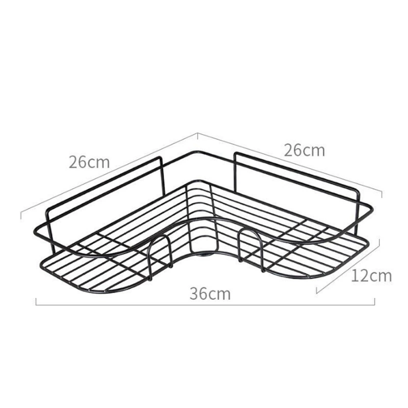 donated kitchen triangle storage rack toilet bathroom corner setting rack bedroom wall hanging wall storage shelf
