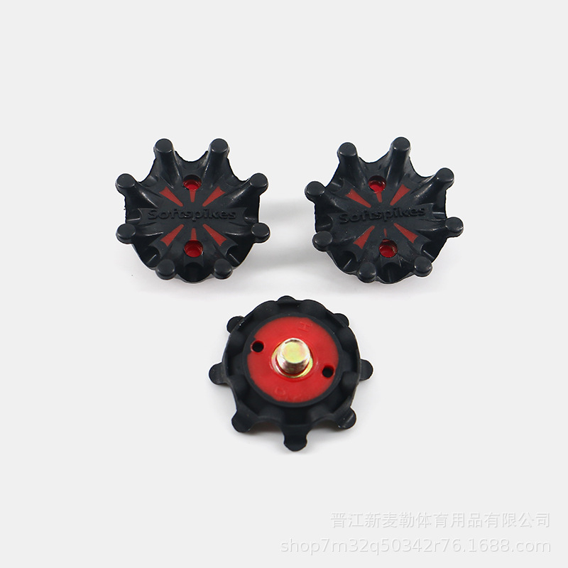 Venta caliente transfronteriza directa de la fábrica picos de golf tornillos equipo de golf negro y rojo suministros de golf