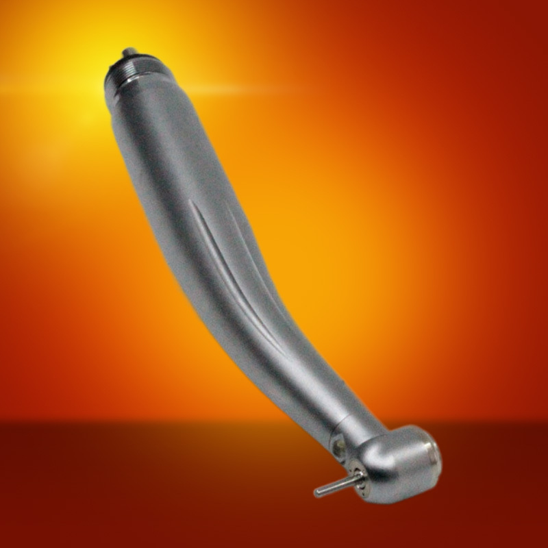 Turbina dental de alta velocidad con luz, extractor de agujas, tipo pulsador, pulverización de tres puntos de 4 orificios, protección de encías, antibacteriana